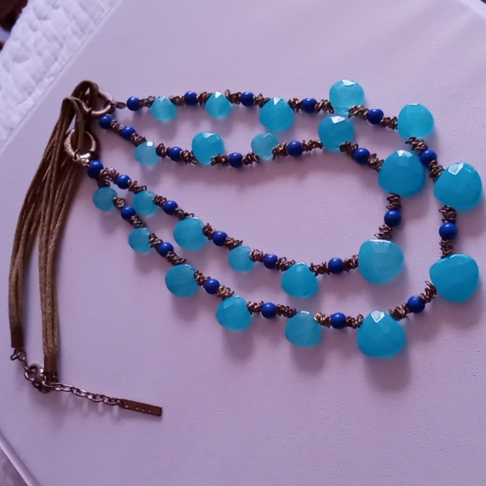 Mythologie Layered Blue Lapis Necklace